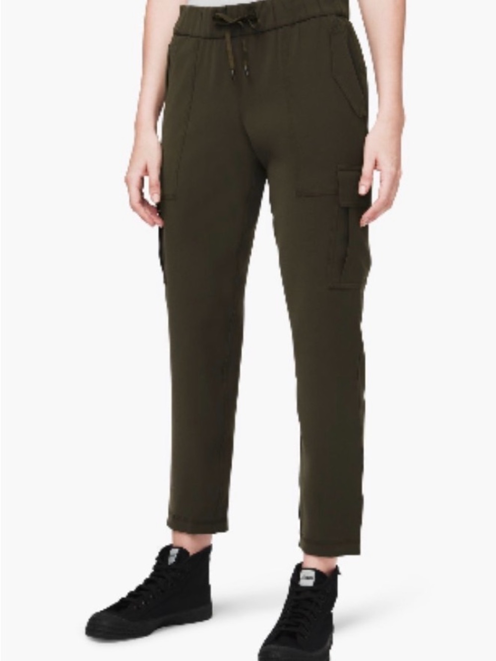 lululemon athletica Ready Set Olive Green Cargo Pants